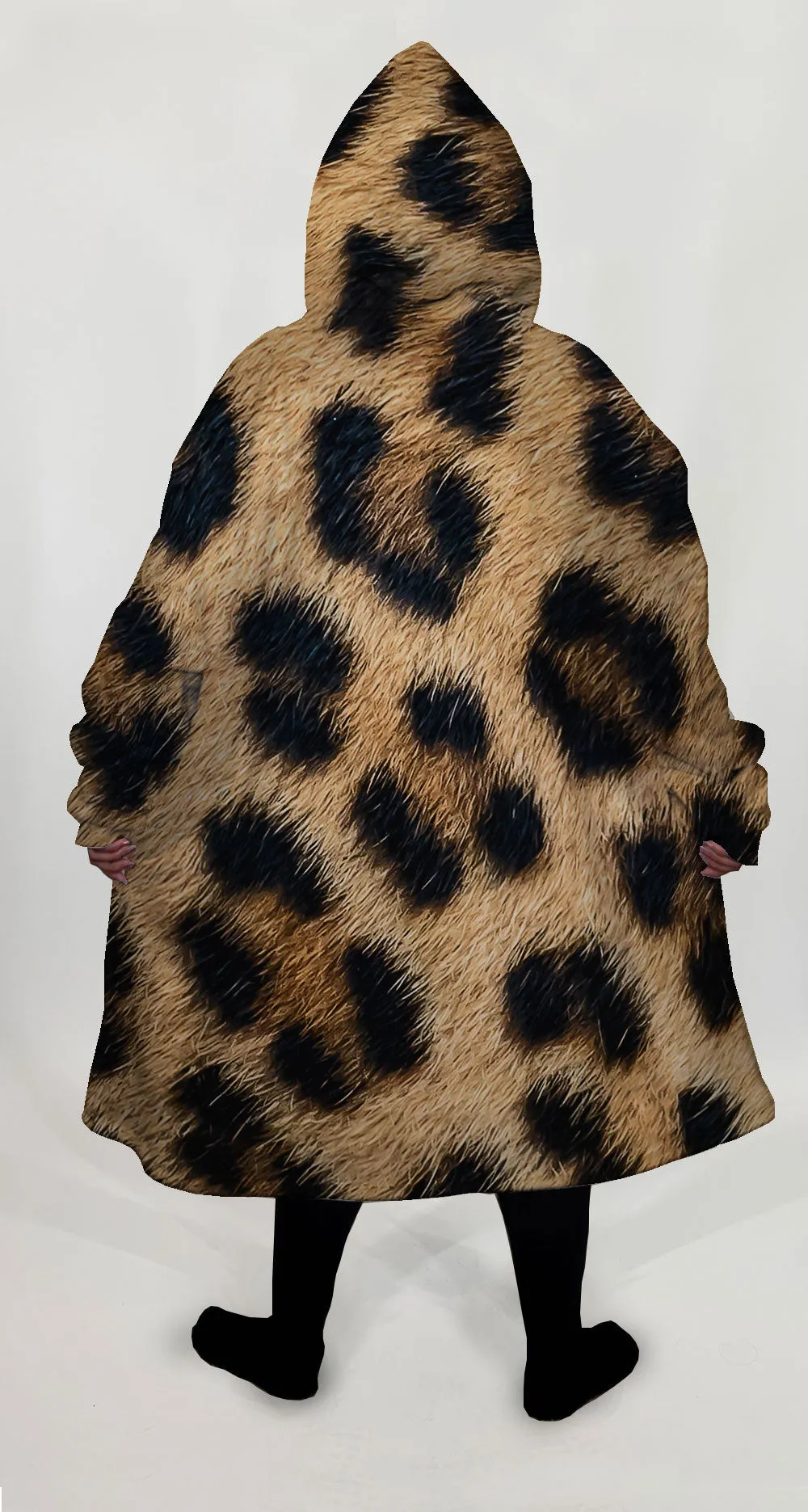 Leopard Print Big Hoodie