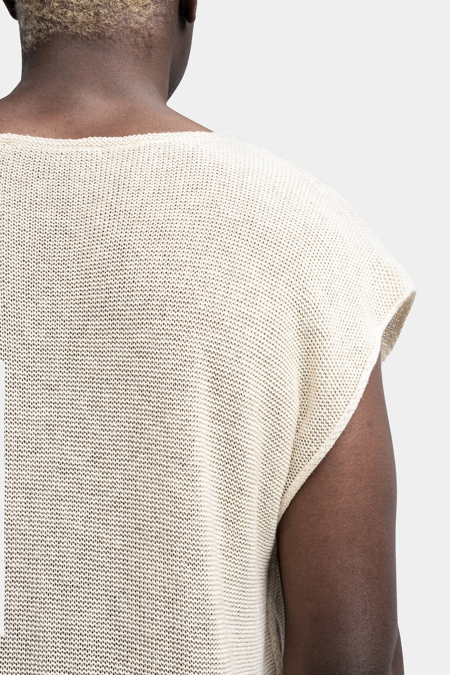 Lightweight knit tank, Sand