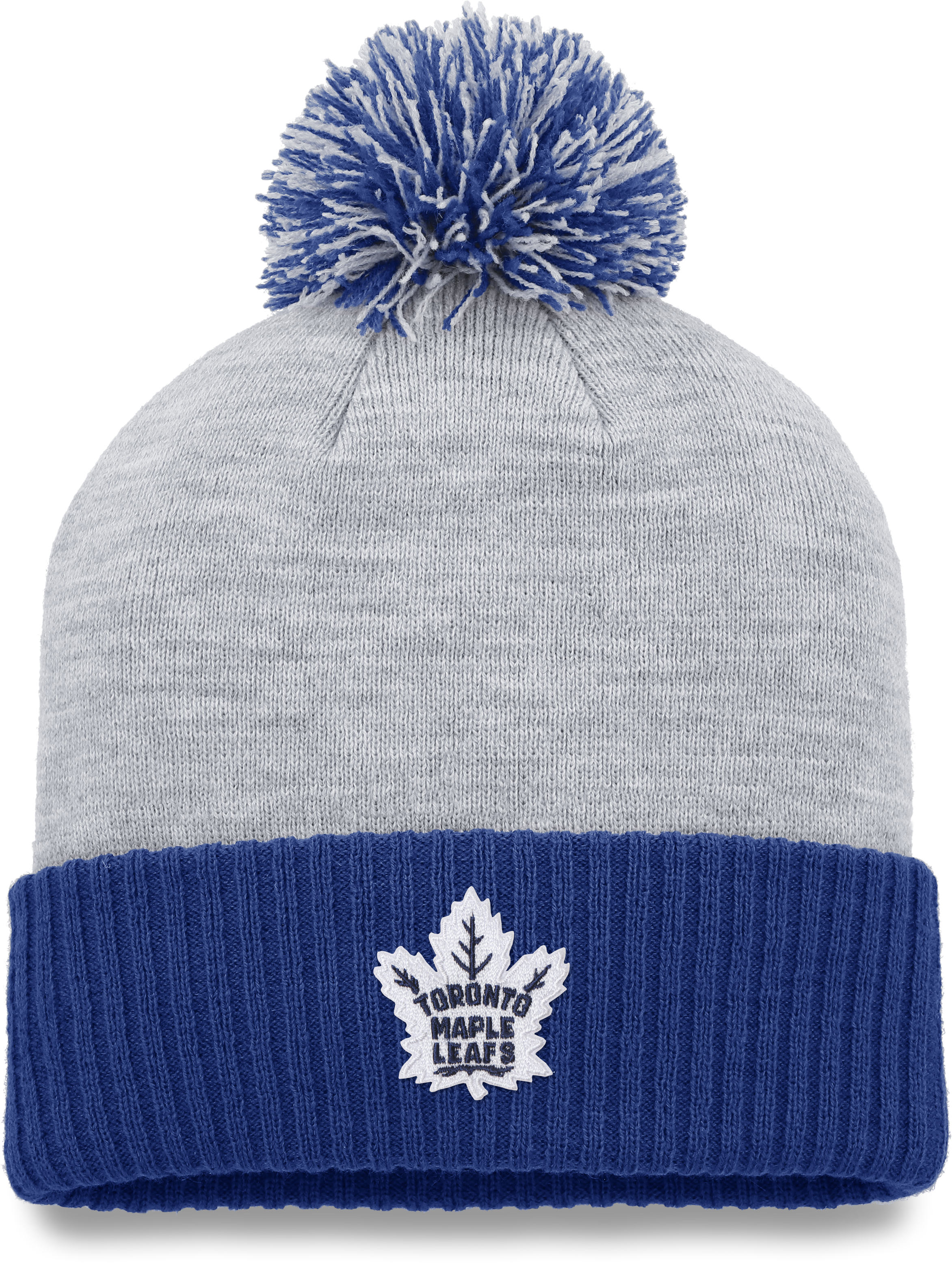 Maple Leafs Ladies Logo Cuffed Pom Toque