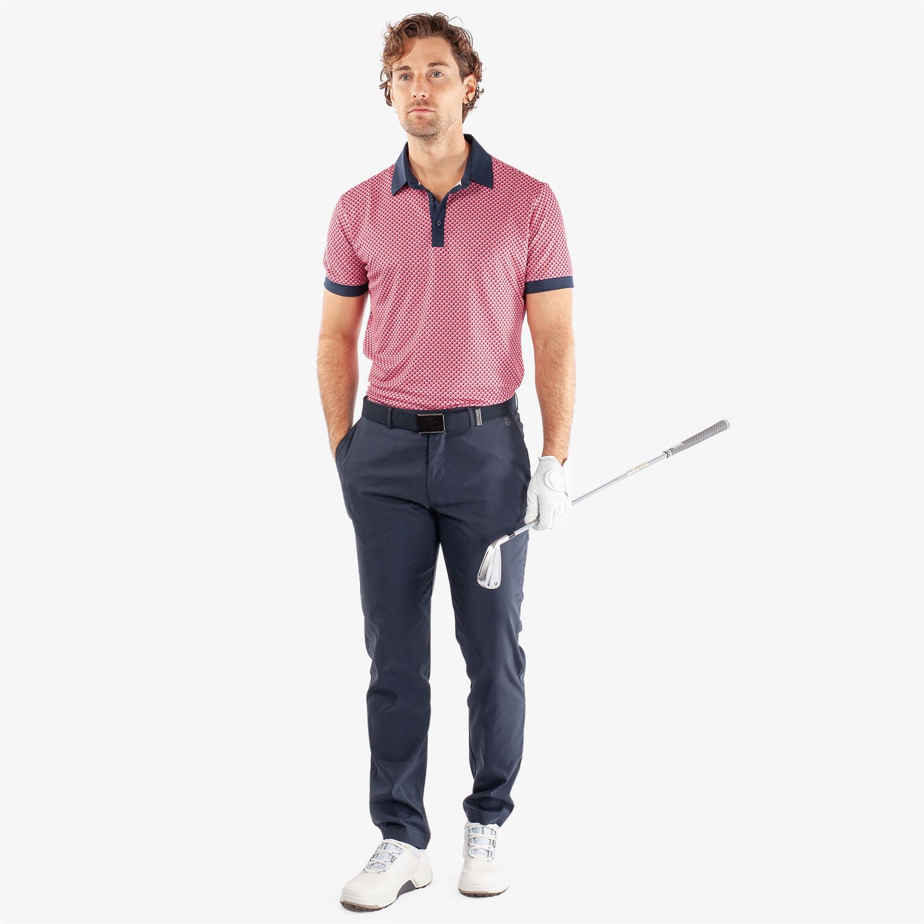 Mate Ventil8+ Polo Camelia Rose/Navy - SS24