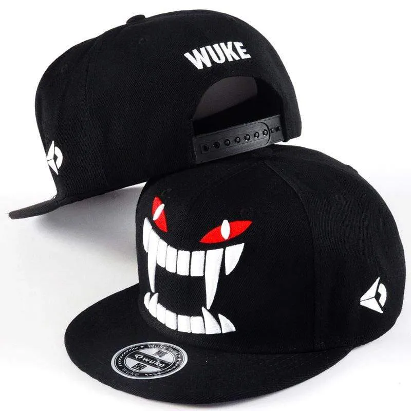 Men's Hip-pop Big Teeth Skull Baseball Caps