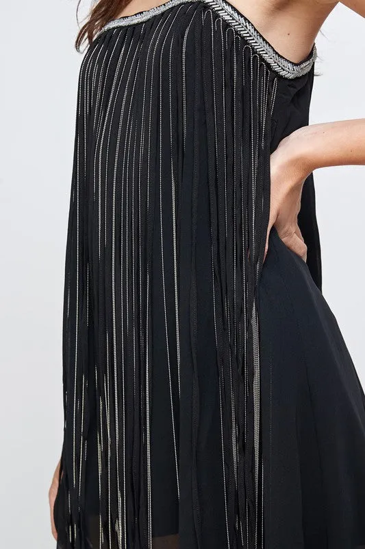 Micro Chain Fringe Dress