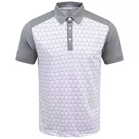 Mio Ventil8+ Printed Polo Cool Grey/Sharkskin - SS24