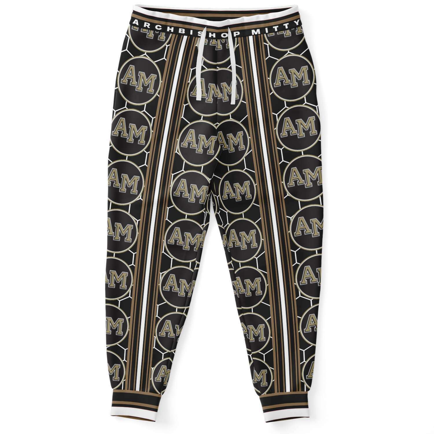 Mitty Monarchs Jet Honeycomb Unisex Fleece Joggers