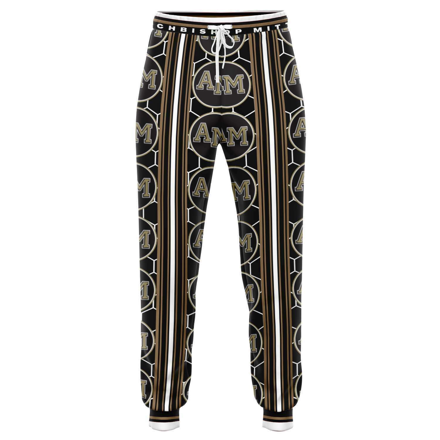 Mitty Monarchs Jet Honeycomb Unisex Fleece Joggers