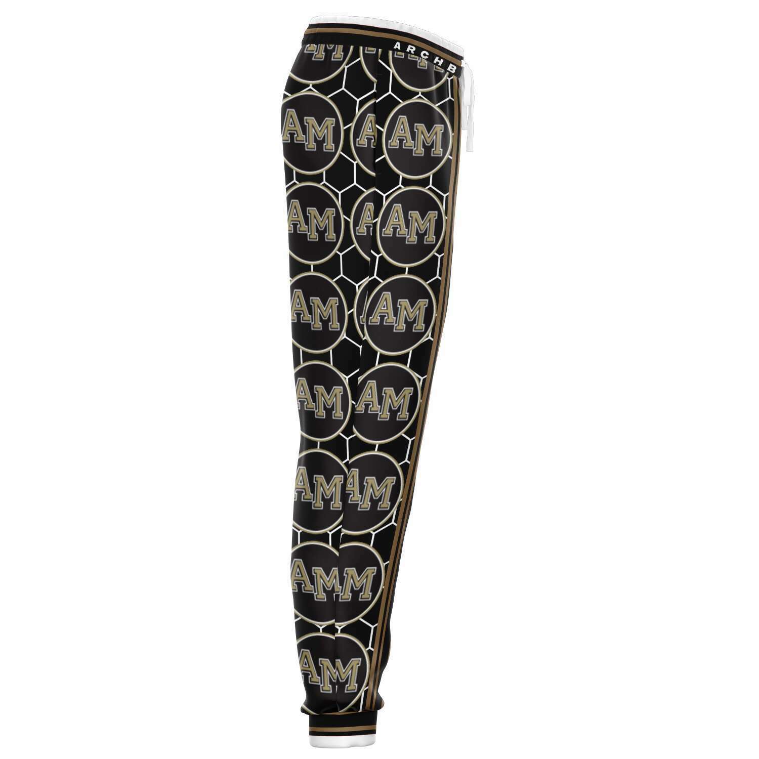 Mitty Monarchs Jet Honeycomb Unisex Fleece Joggers