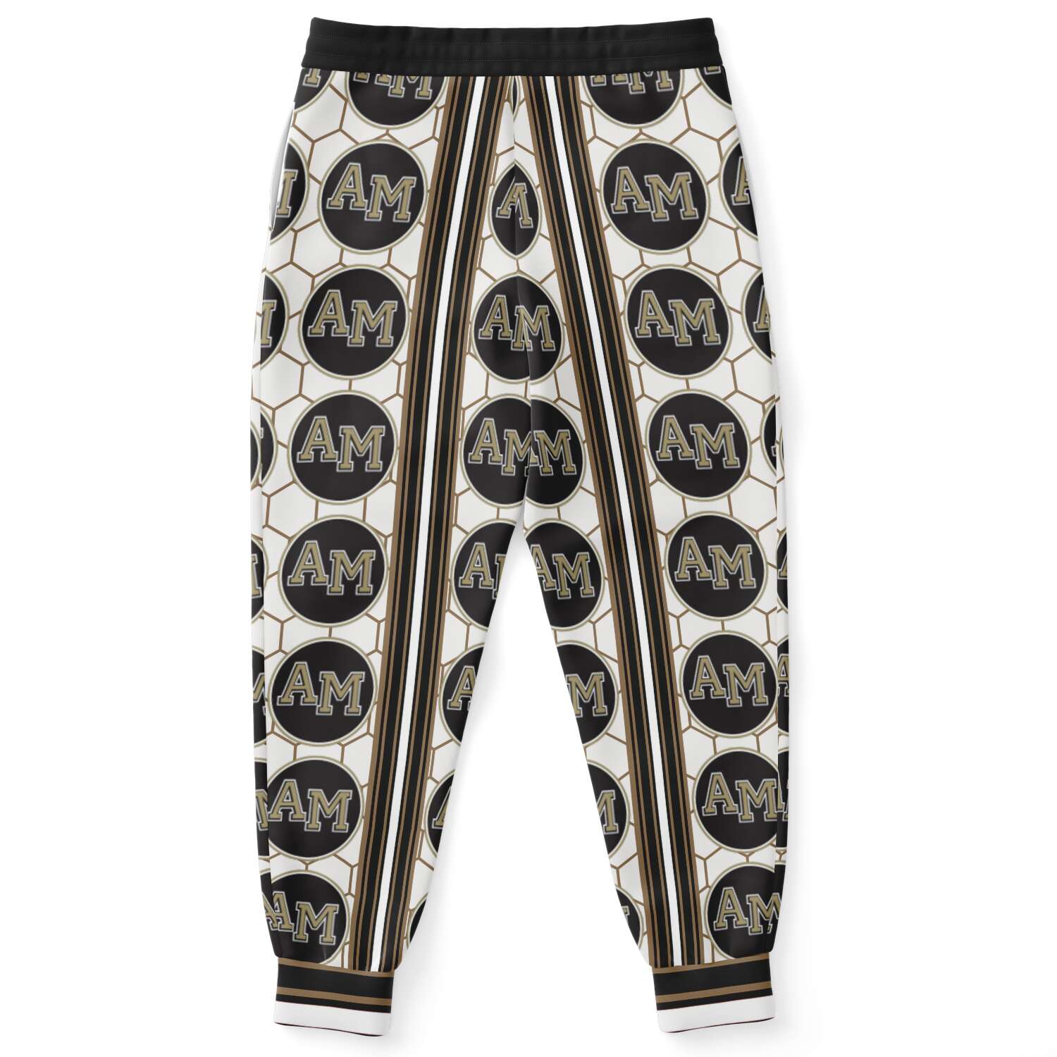 Mitty Monarchs Jet Honeycomb Unisex Fleece Joggers