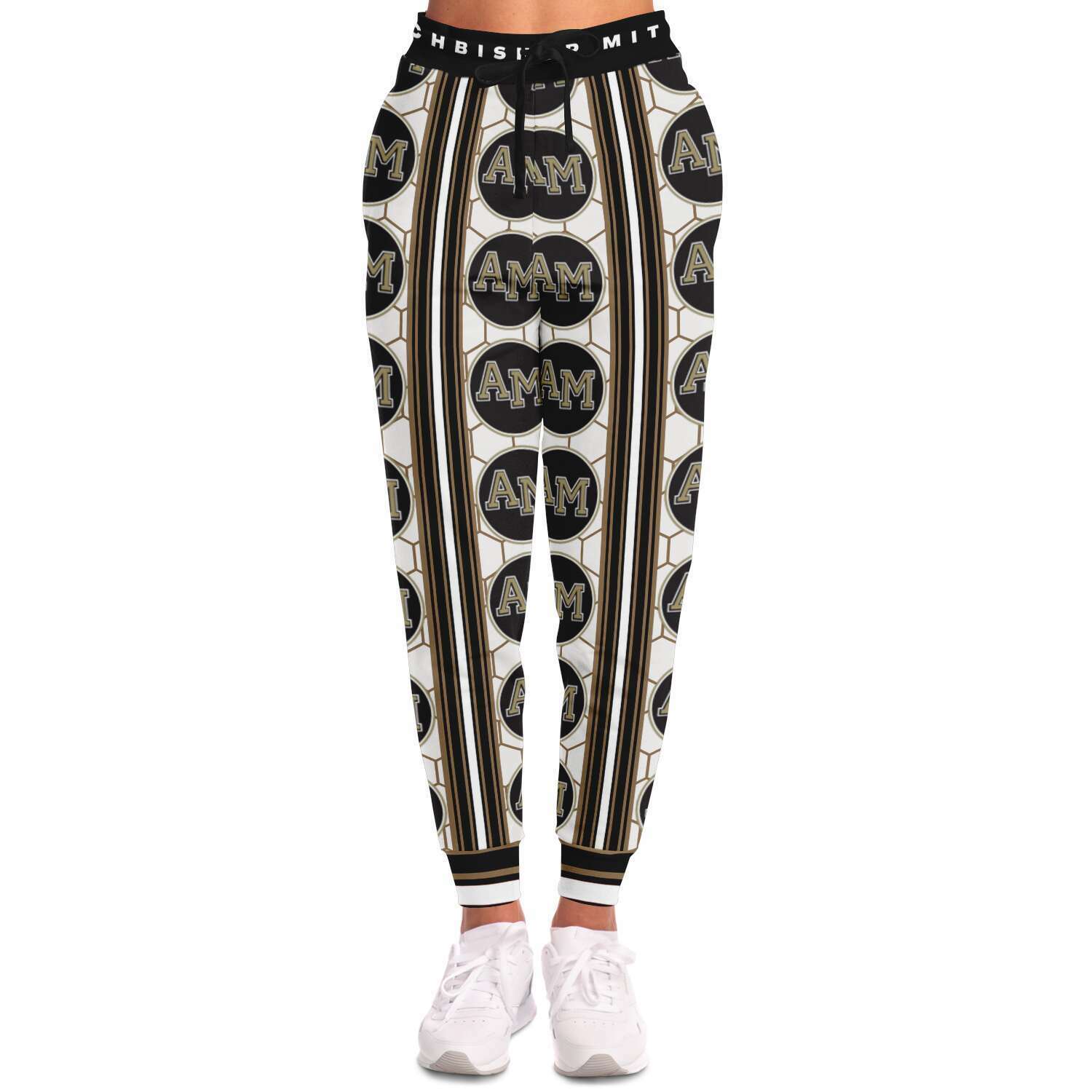 Mitty Monarchs Jet Honeycomb Unisex Fleece Joggers