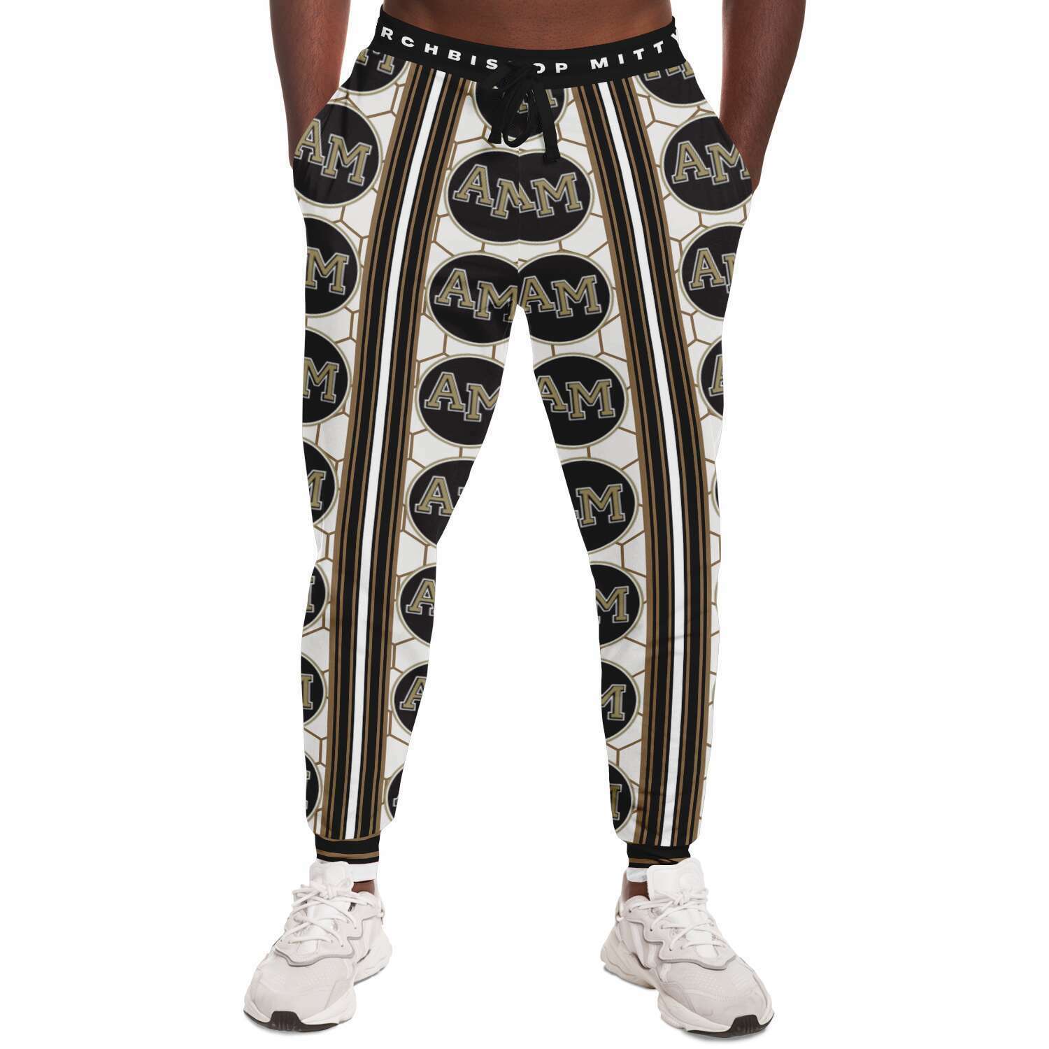 Mitty Monarchs Jet Honeycomb Unisex Fleece Joggers