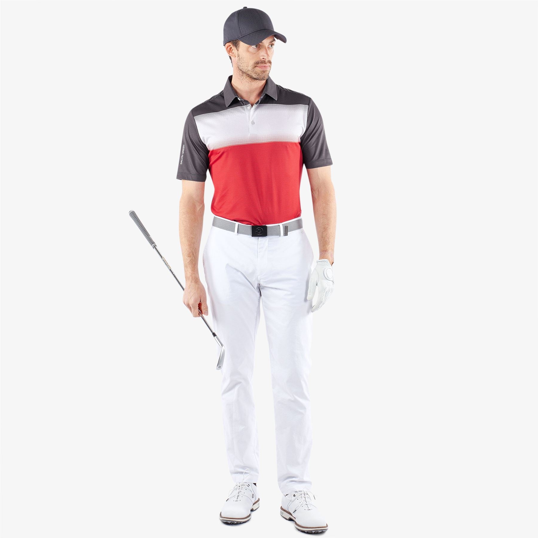 Mo Ventil8+ Regular Fit Polo Red/Black - SS24