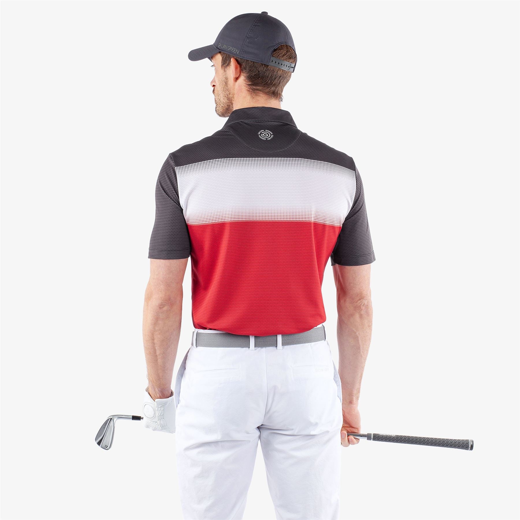 Mo Ventil8+ Regular Fit Polo Red/Black - SS24