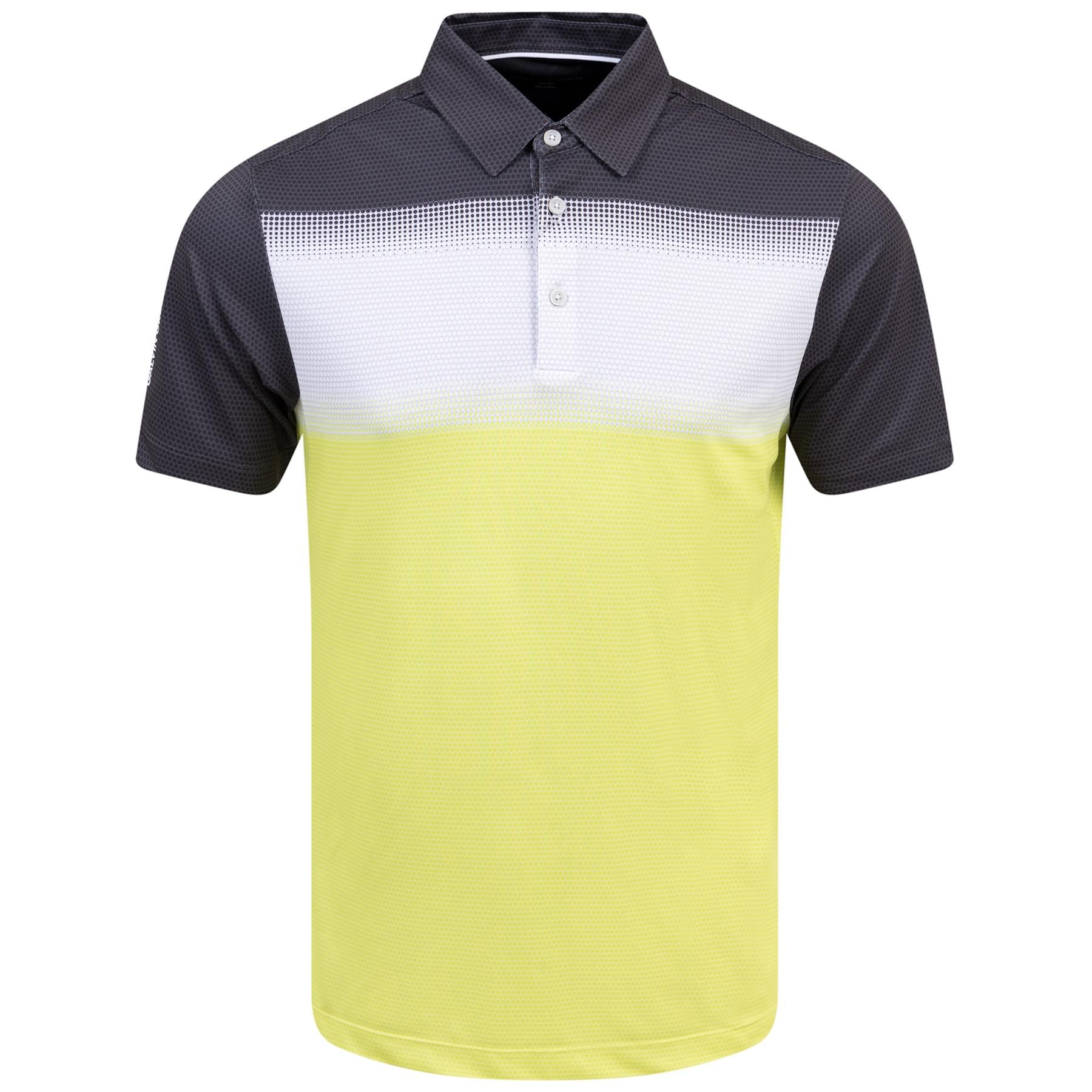 Mo Ventil8+ Regular Fit Polo Sunny Lime/Black - SS24