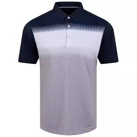 Mo Ventil8+ Stretch Regular Fit Polo Cool Grey/White/Navy - 2024