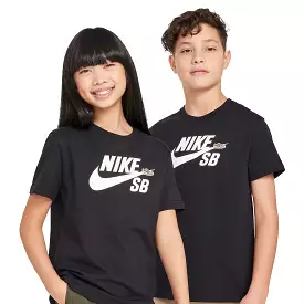 Nike SB Big Kids' T-Shirt Black