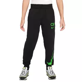 Nike Youth CR7 Fleece Football Jogger Pants (Black/Green Strike)