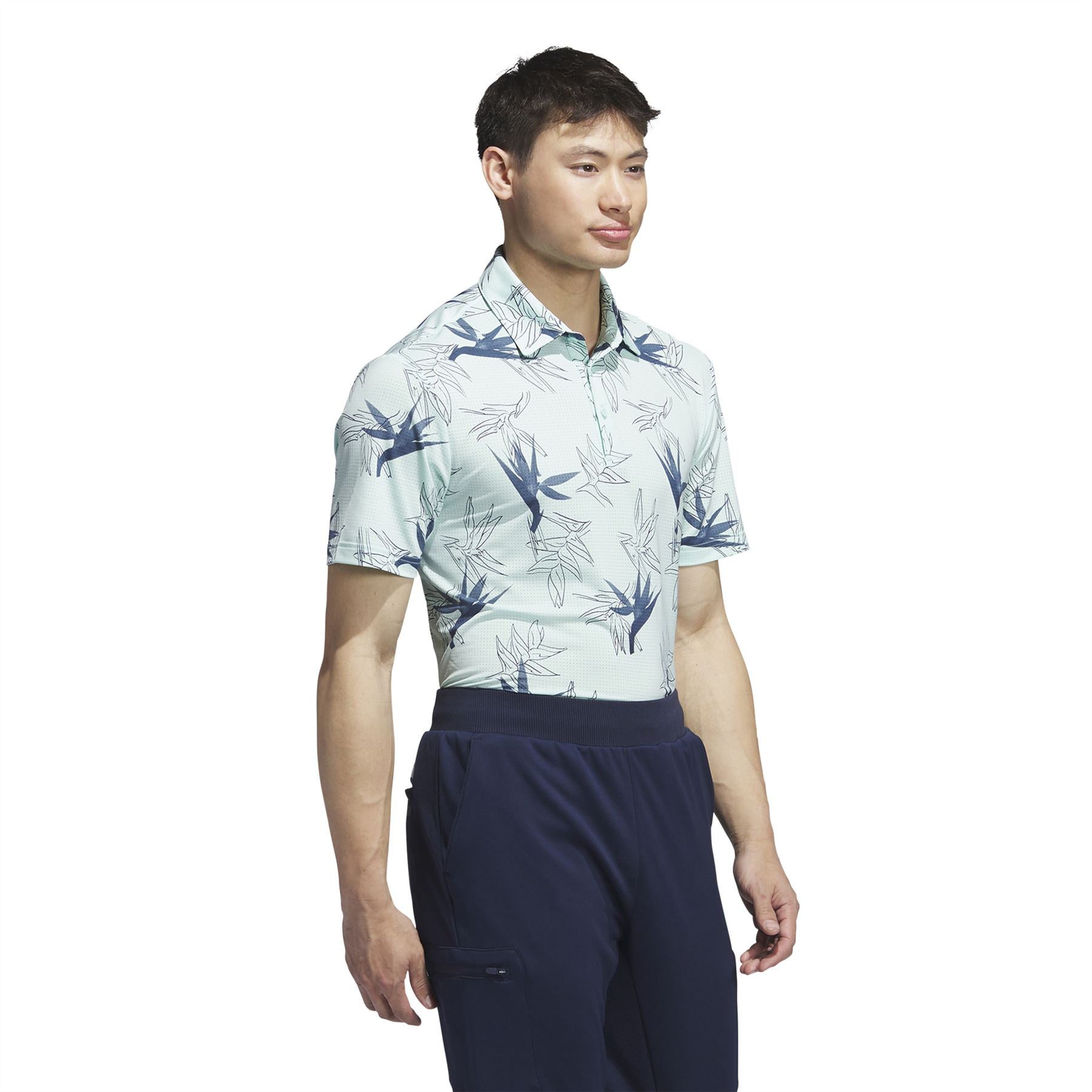 Oasis Mesh Polo Semi Flash Aqua - W23