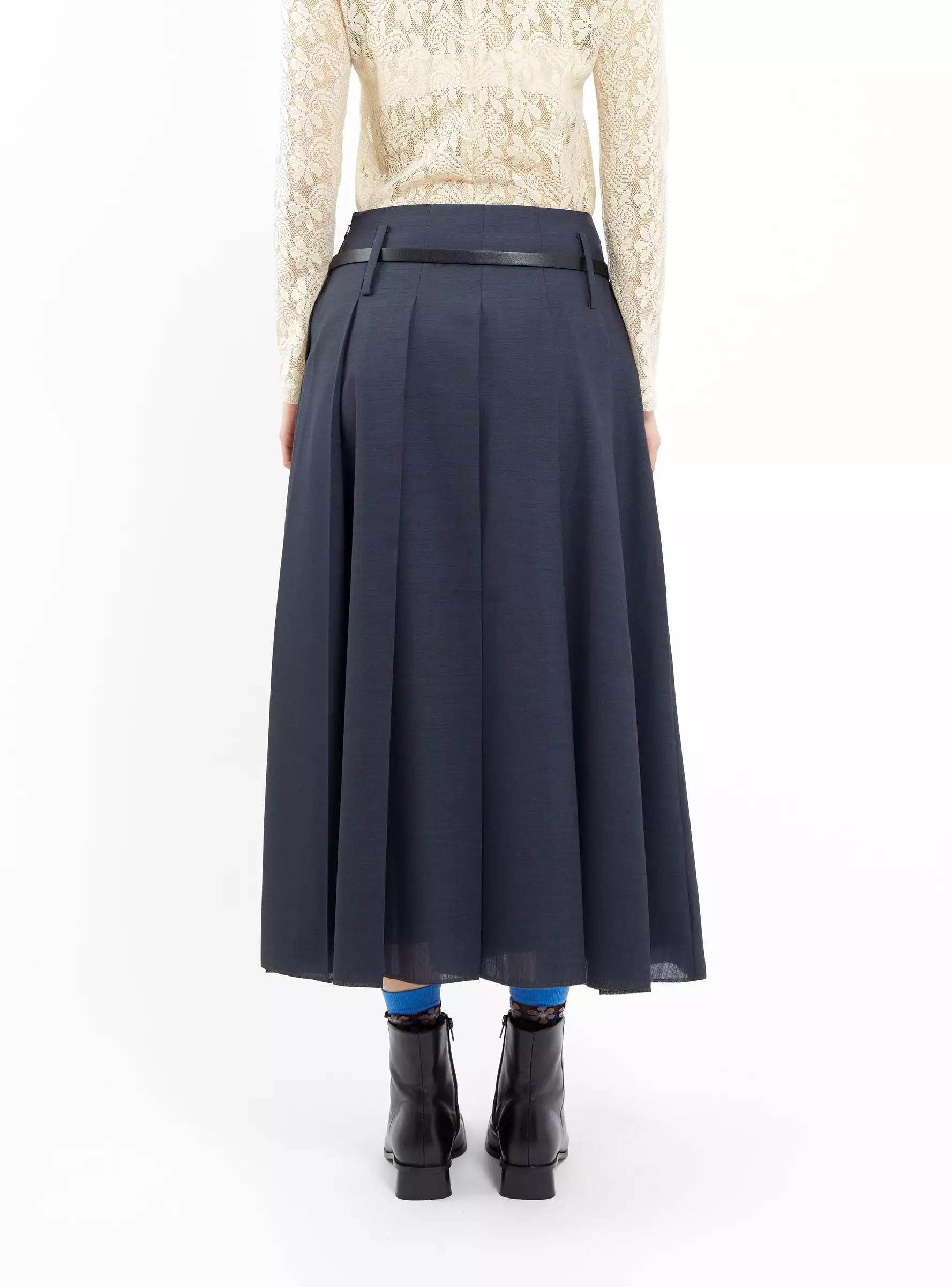 Odette Skirt Slate Blue