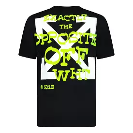 OFF-WHITE OPPOSITE ARROWS T-SHIRT BLACK