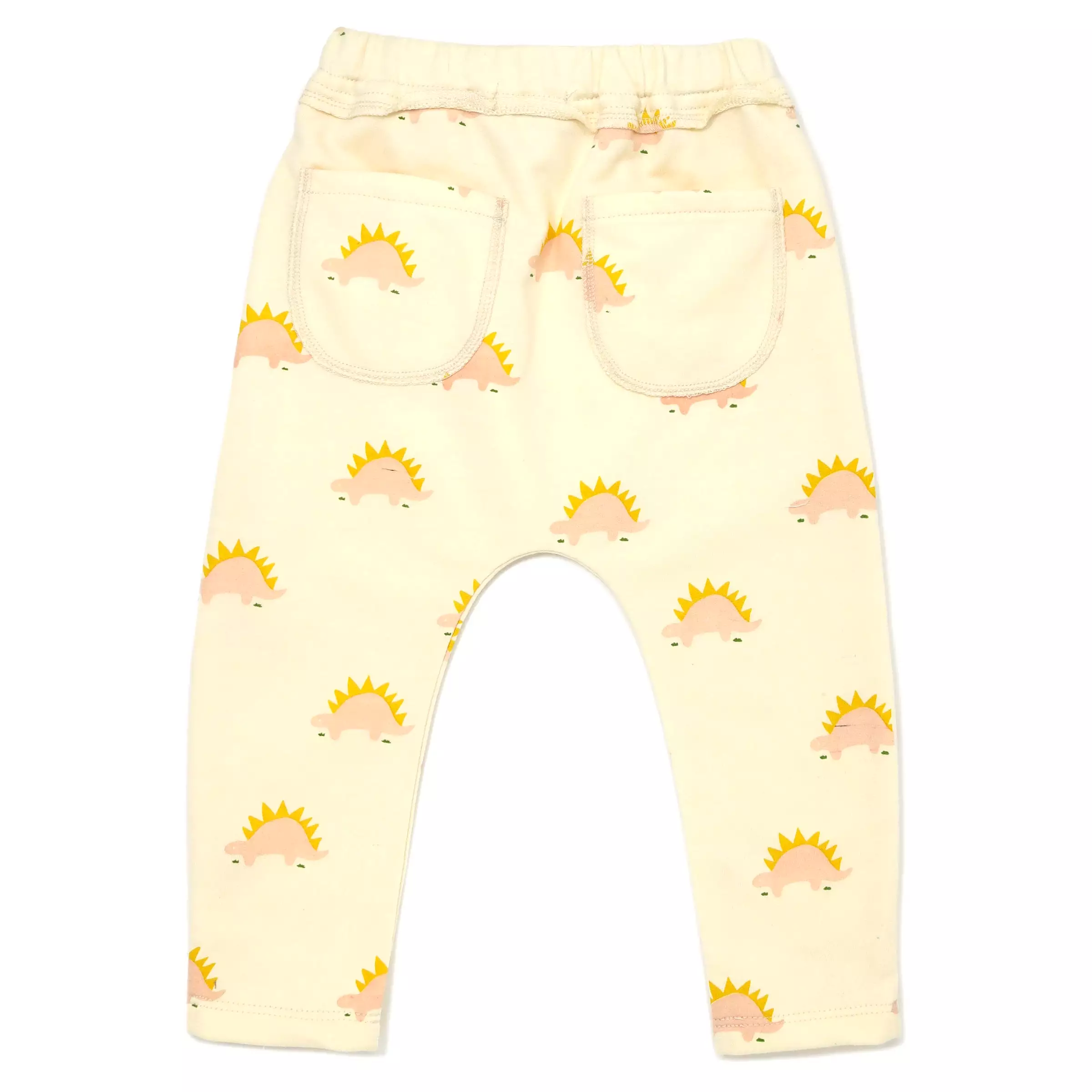 oh baby! French Terry Brooklyn Jogger - Blush Stegosaurus - Vanilla