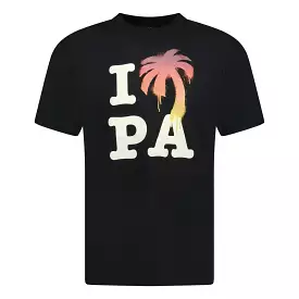 PALM ANGELS 'I LOVE PA' T-SHIRT BLACK