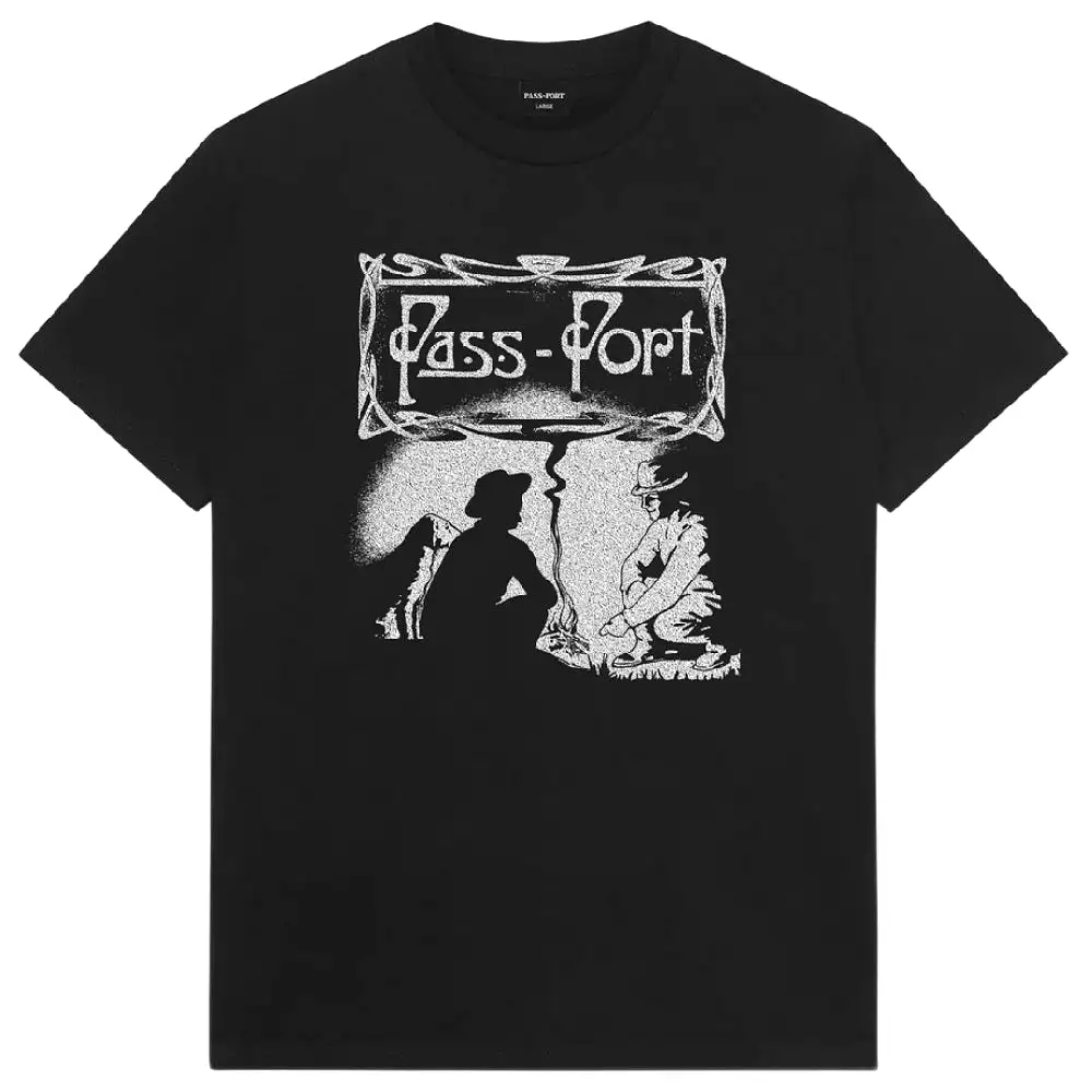 Pass Port Plume T-shirt Black