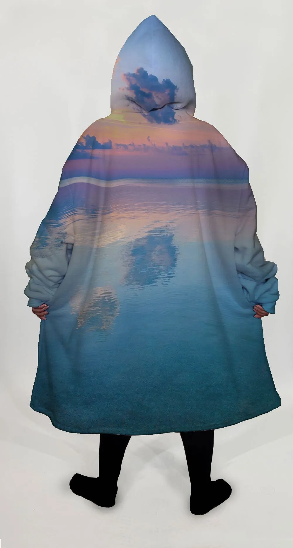 Peaceful Ocean Sunset Big Hoodie