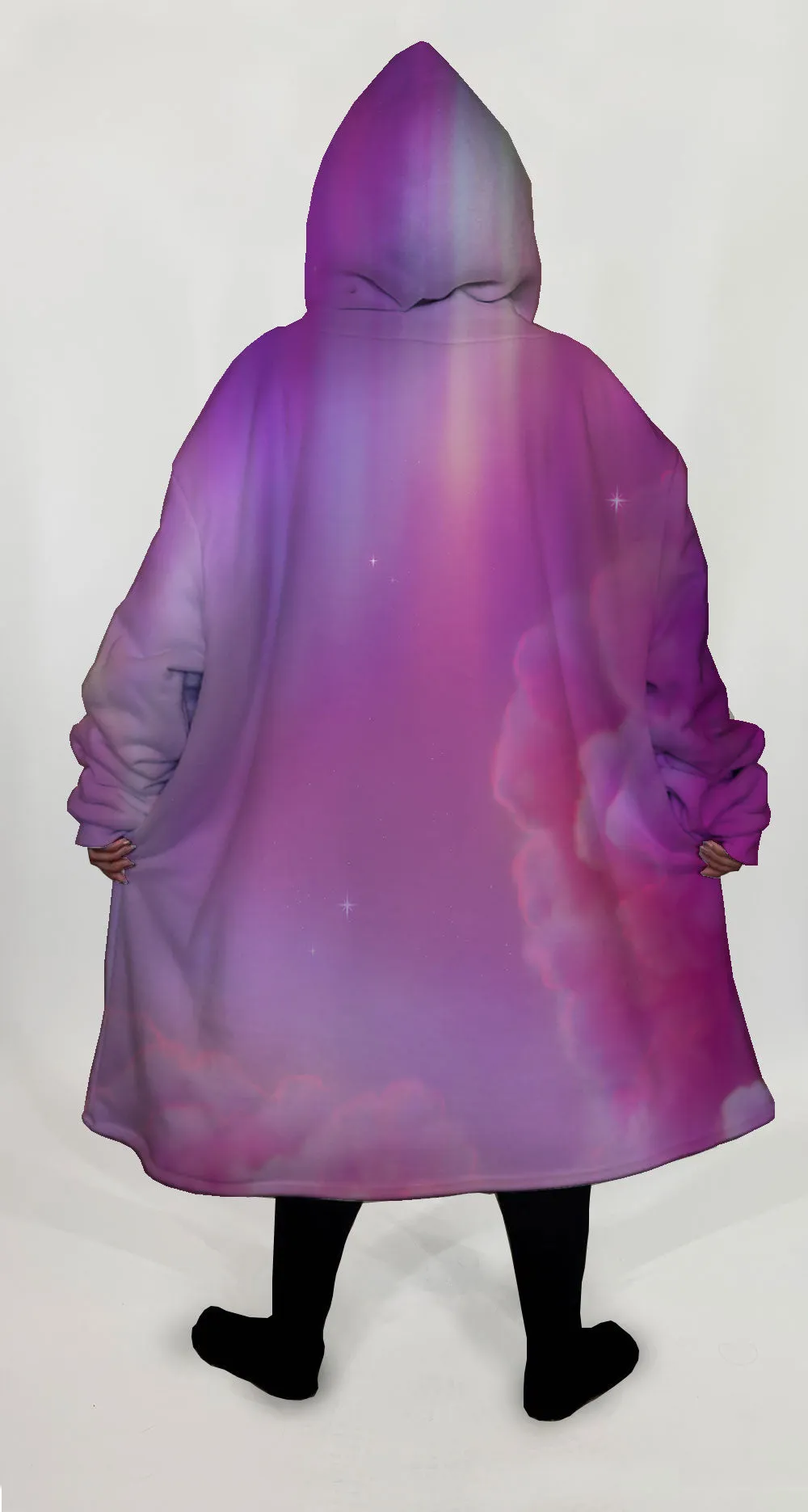 Pink Aurora Big Hoodie