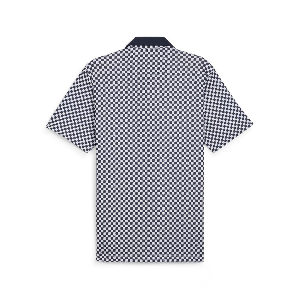 Puma Men's Arnold Palmer AP MATTR Checkered Golf Polo