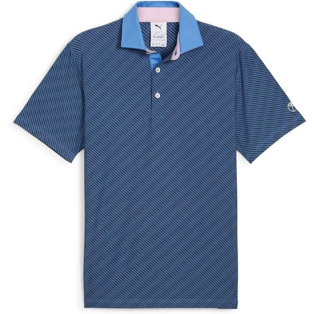 Puma Men's Arnold Palmer Jacquard Stripe Golf Polo