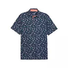 Puma Men's CLOUDSPUN Floral Golf Polo