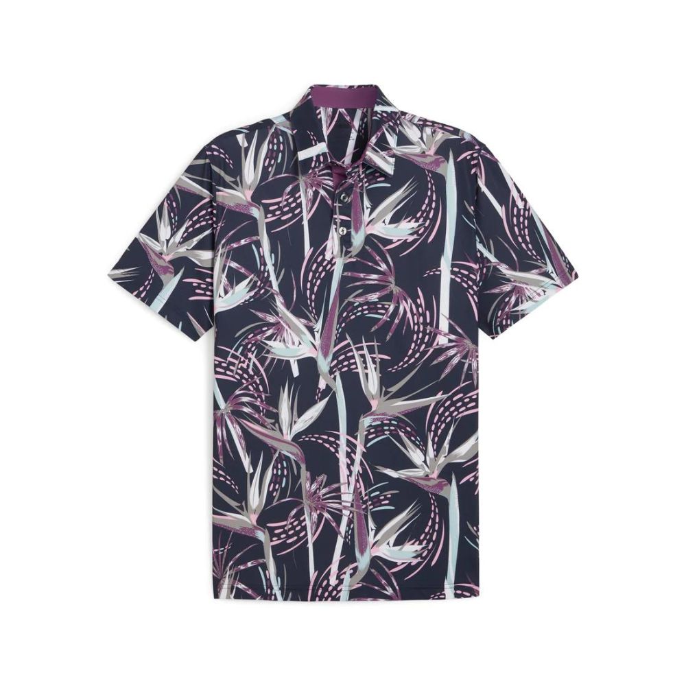 Puma Men's MATTR Birds Of Paradise Polo