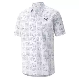 Puma Men's MATTR Shipwrecked Button Down Golf Polo 2022