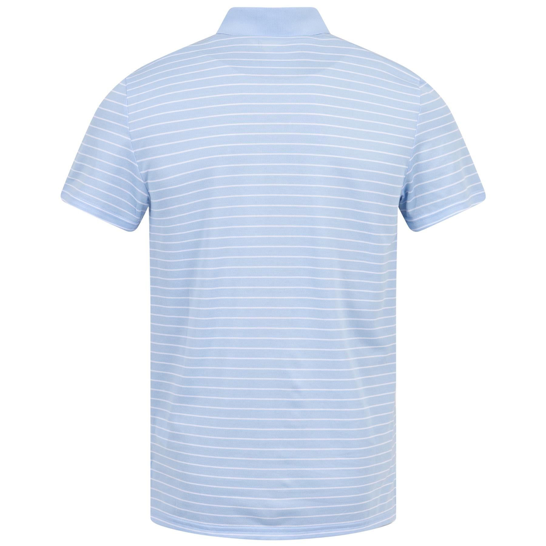 RLX Tailored Fit Tour Pique Stripe Polo Blue/White - SS24