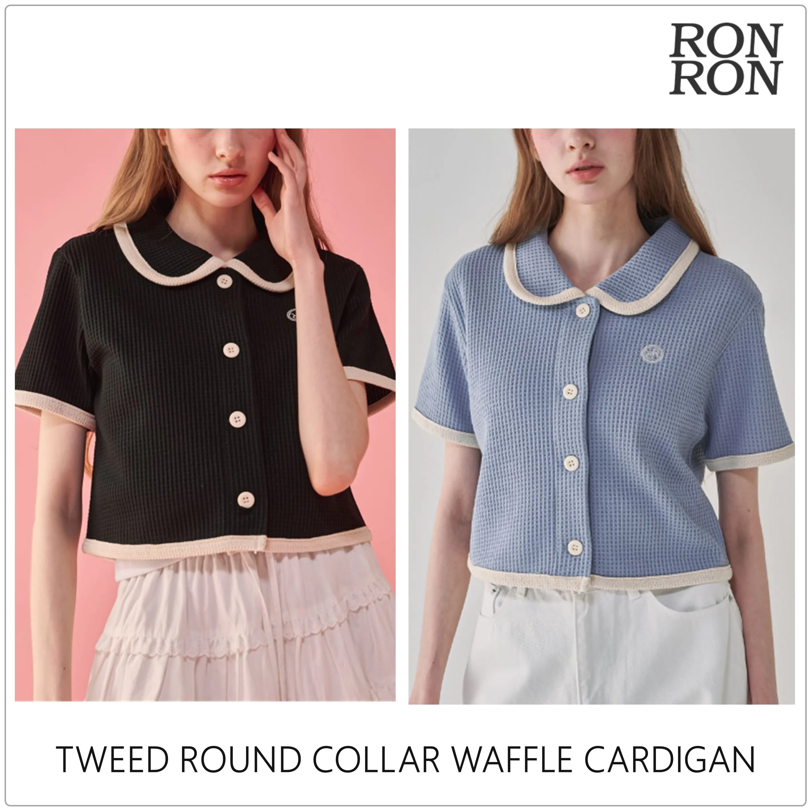 RONRON  |Plain Logo Cardigans