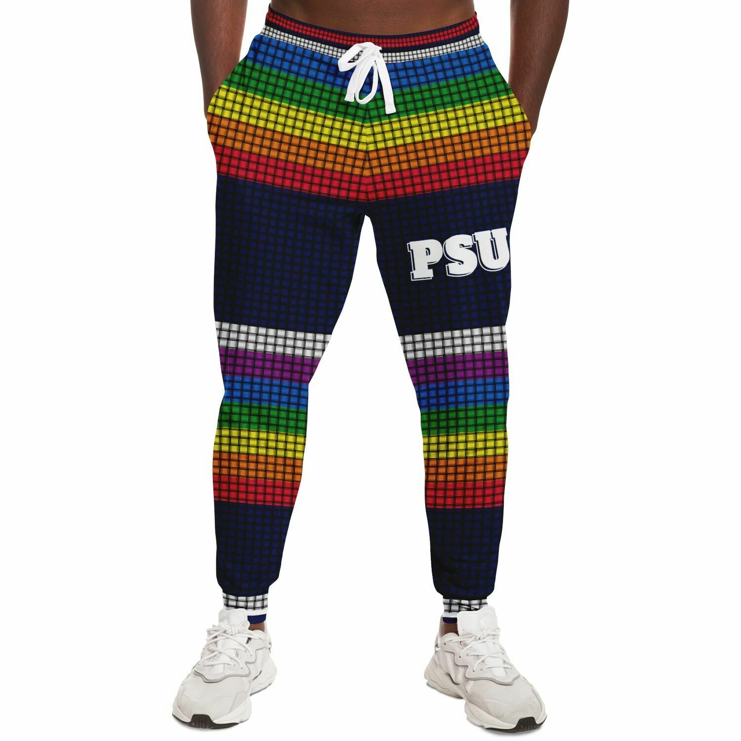 Royal Navy PSU Rainbow Stripe Fleece Joggers