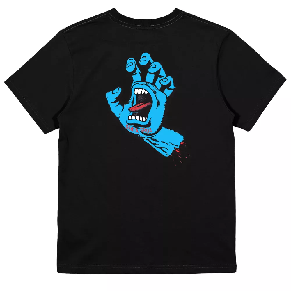 Santa Cruz OS Opus Screaming Hand T-Shirt Black