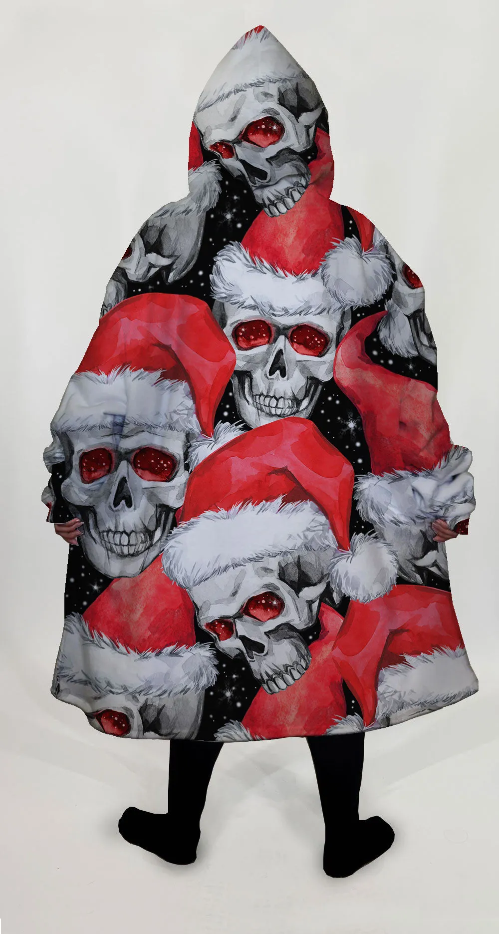 Santa Skulls Big Hoodie