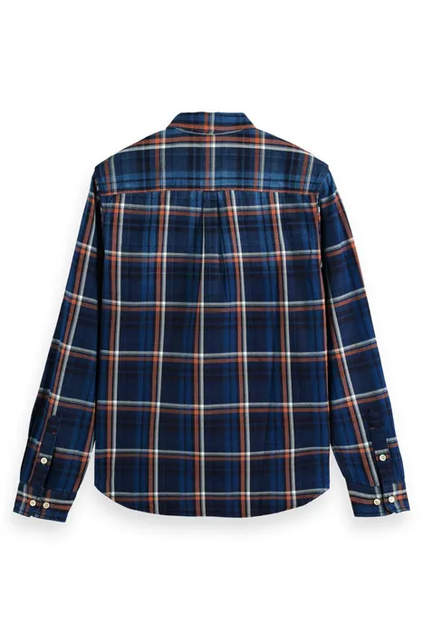 Scotch & Soda  |Other Plaid Patterns Street Style Long Sleeves Cotton