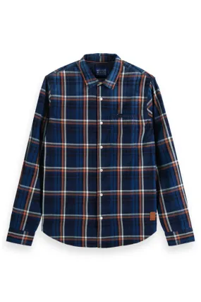 Scotch & Soda  |Other Plaid Patterns Street Style Long Sleeves Cotton