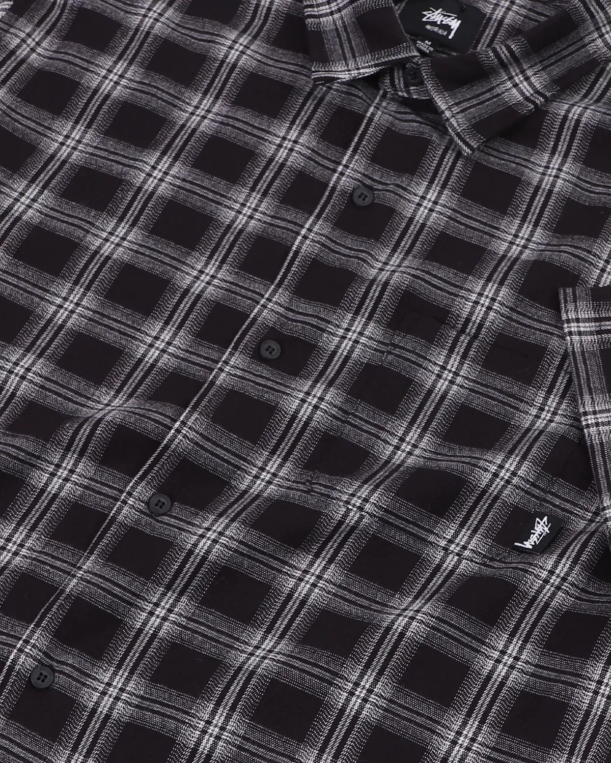 STUSSY  |Other Plaid Patterns Street Style Short Sleeves Logo