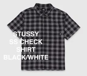 STUSSY  |Other Plaid Patterns Street Style Short Sleeves Logo