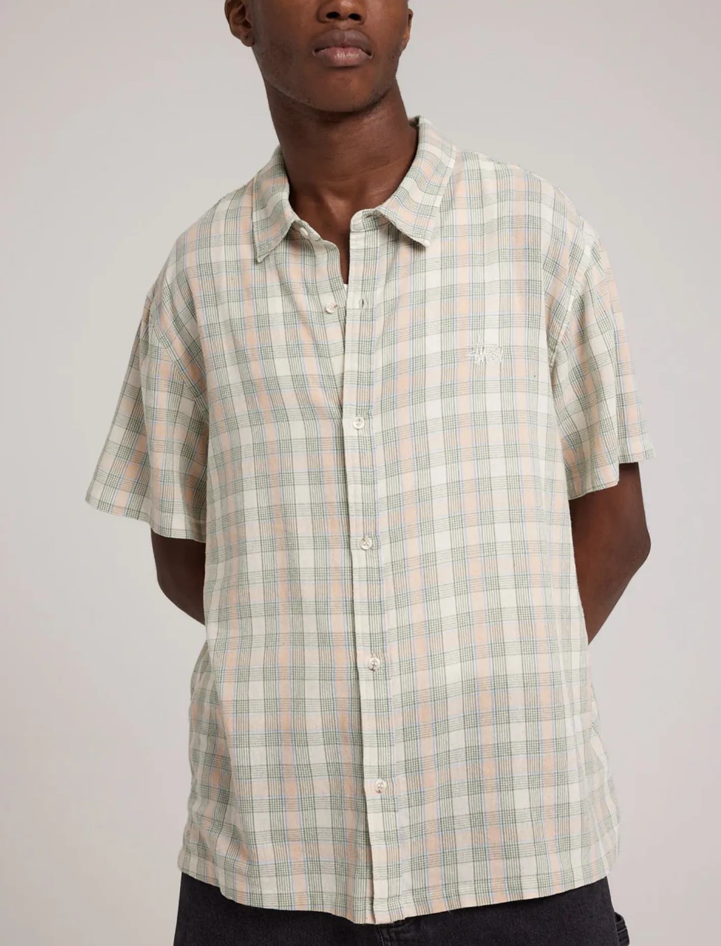 STUSSY  |Other Plaid Patterns Unisex Street Style Cotton