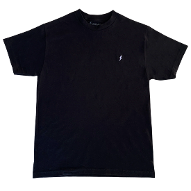 Sunday Embroidered Logo T-Shirt Black