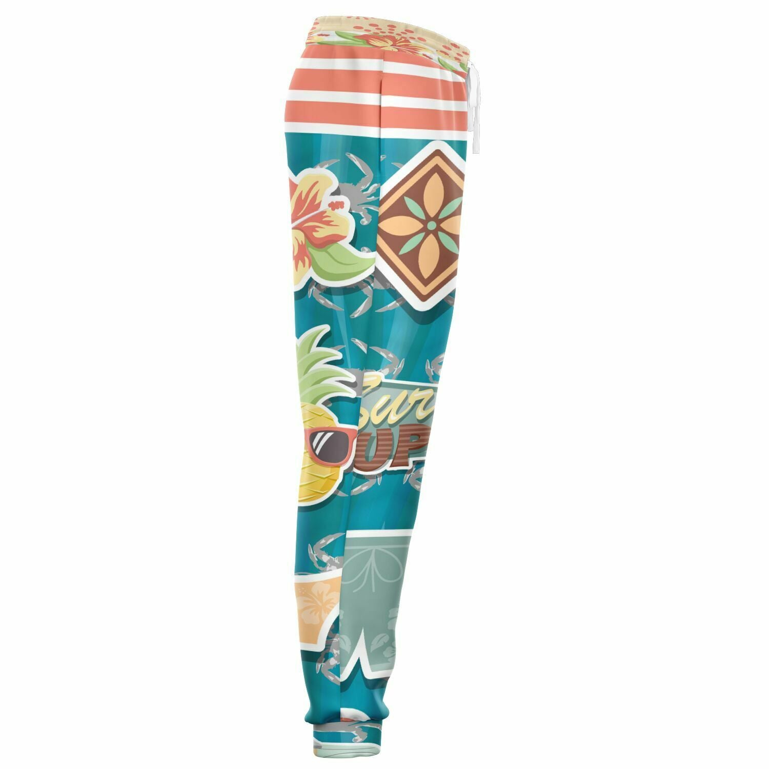 Surf's Up Kowabunga Stretch Poly Eco-Poly Joggers