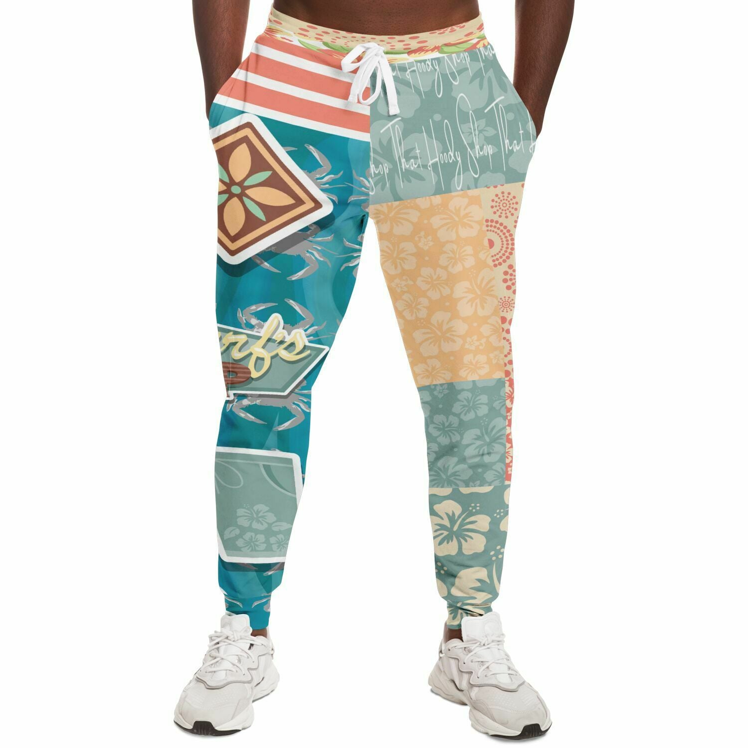 Surf's Up Kowabunga Stretch Poly Eco-Poly Joggers