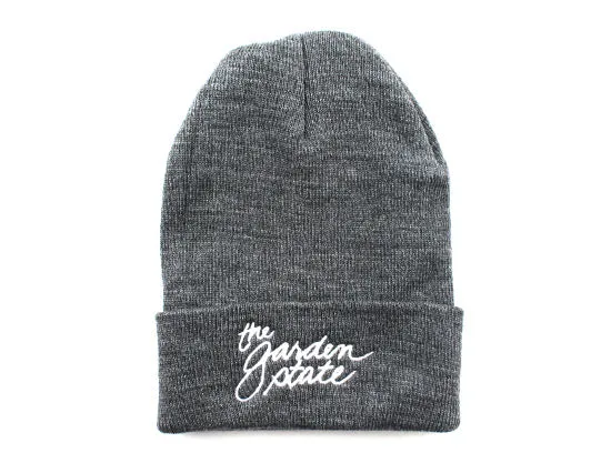 The Garden State Script Beanies (Gray)