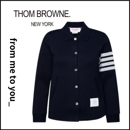 THOM BROWNE  |Street Style Logo Cardigans