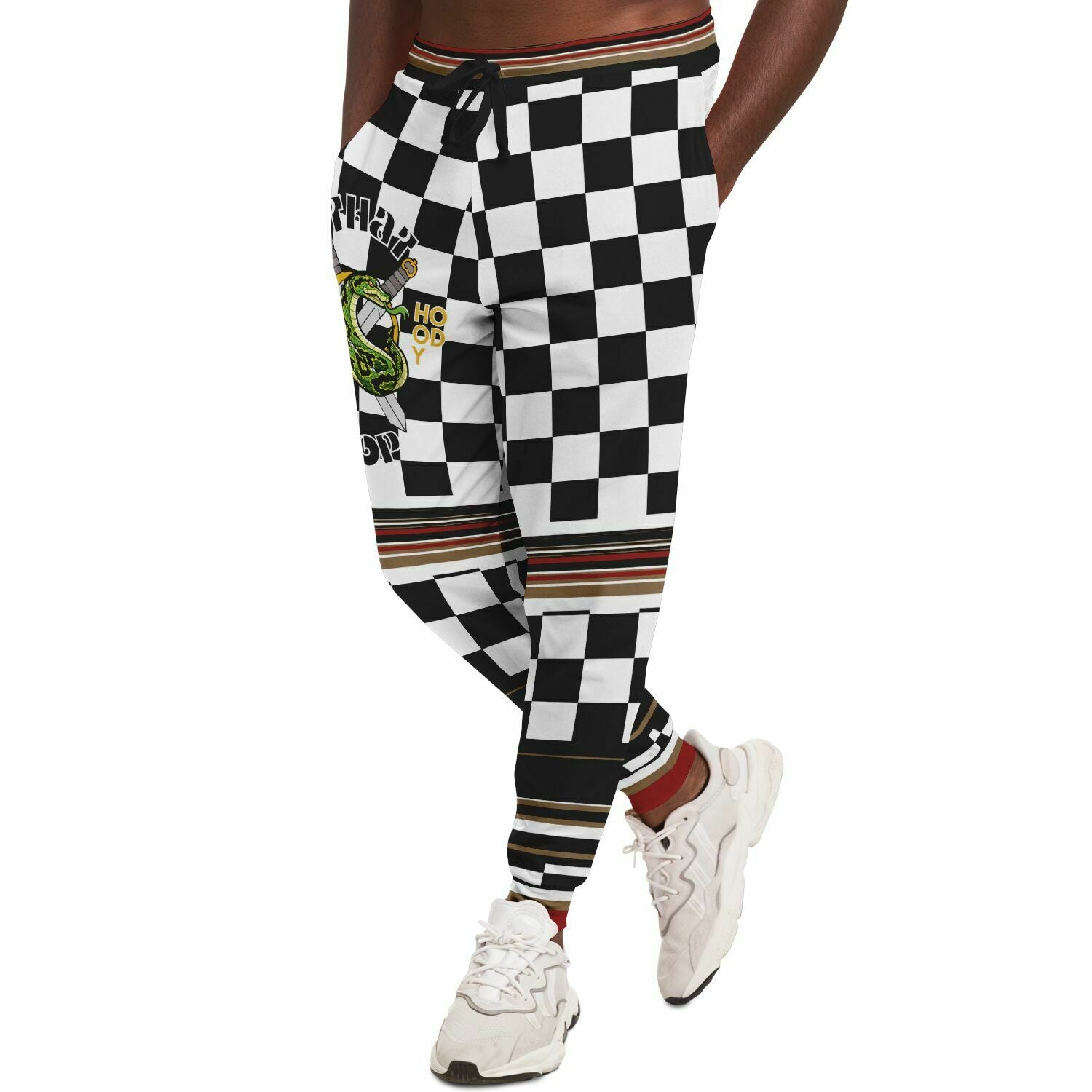 THS Snake Bite Checkmate Fleece Joggers