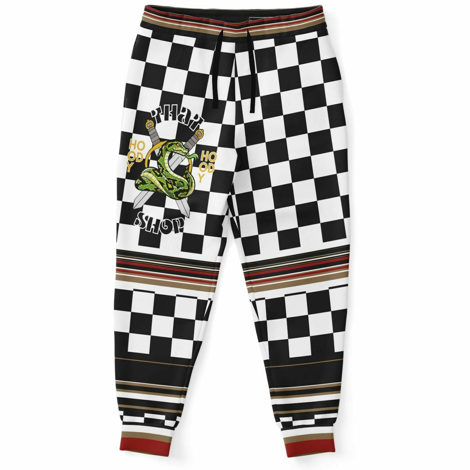 THS Snake Bite Checkmate Fleece Joggers