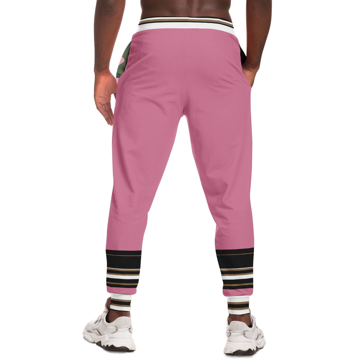 THS Snake Bite Fleece Joggers in Pink